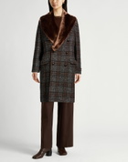 Tagliatore Womens Coat Chocolate in Brown