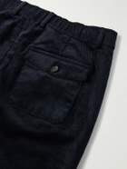 Oliver Spencer - Straight-Leg Cotton-Blend Corduroy Trousers - Blue