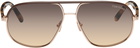 TOM FORD Gold Maxwell Sunglasses