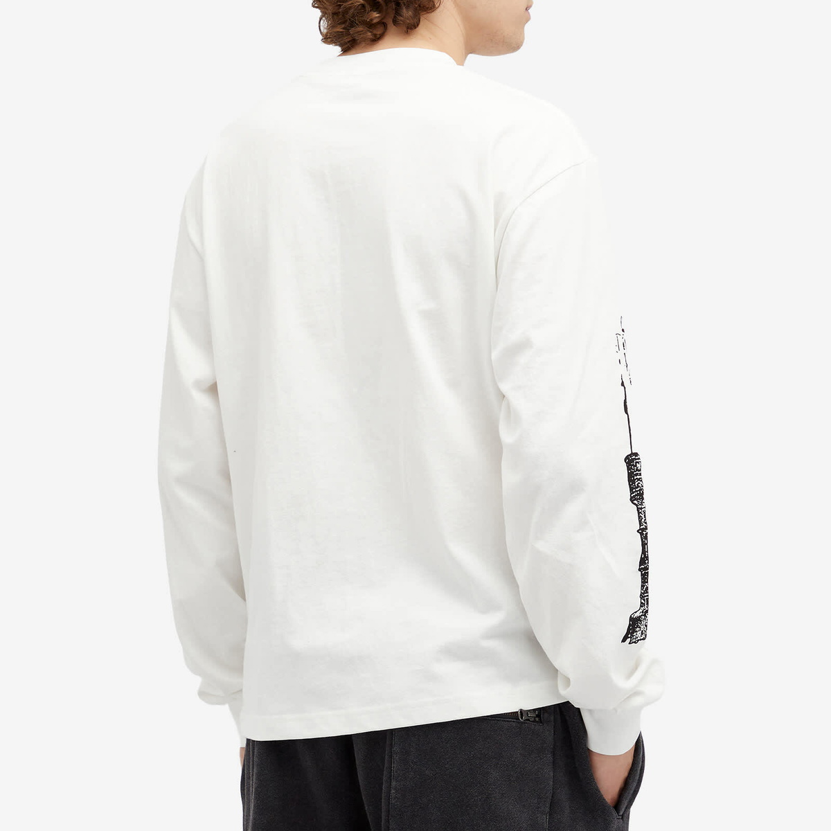 Heresy Men's Moss & Iron Long Sleeve T-Shirt in Ecru