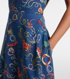 Alémais Cove printed halterneck maxi dress