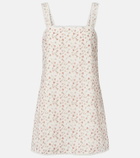 Posse Charlotte floral cotton minidress
