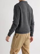 Howlin' - Ghost Pressure Brushed-Wool Polo Shirt - Gray