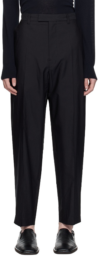 Photo: LEMAIRE Black Washed Trousers
