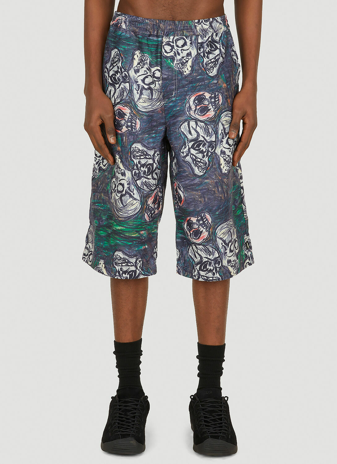 P.A.M. Skulls Bermuda Shorts