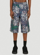 P.A.M. Skulls Bermuda Shorts