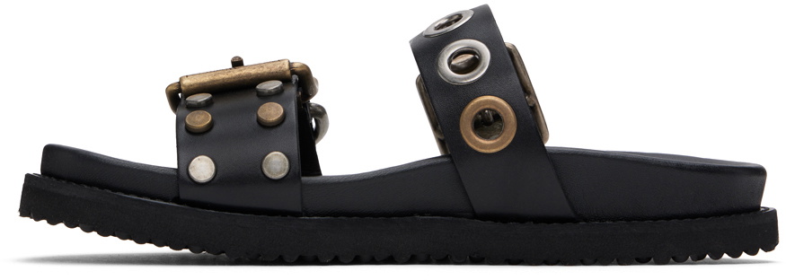 Vivienne Westwood Black Alex Stud Sandals