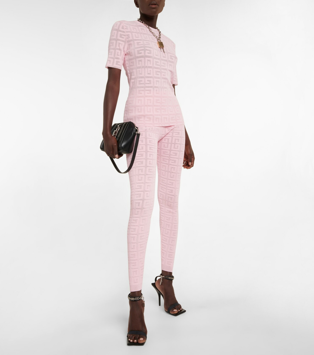 Givenchy - 4G jacquard-knit leggings
