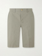 Rick Owens - Straight-Leg Cotton-Blend Canvas Shorts - Gray
