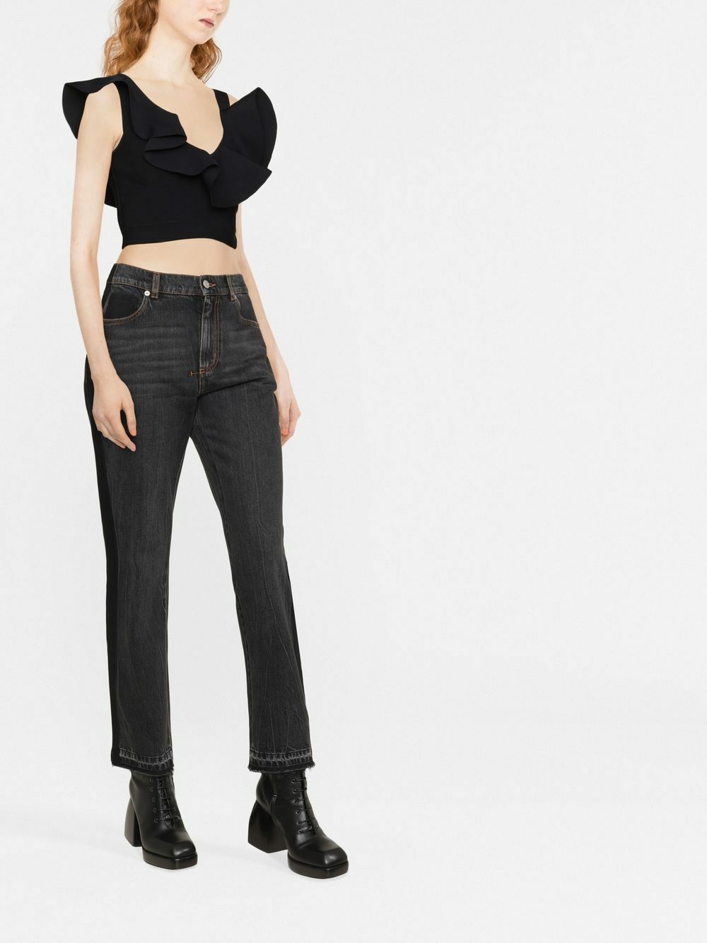 ALEXANDER MCQUEEN - Denim Cotton Jeans