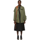 Loewe Khaki Patch Pocket Military Parka