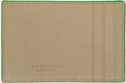 Bottega Veneta Taupe Credit Card Case