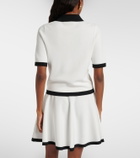 Nina Ricci Ribbed-knit polo shirt