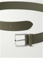 Anderson's - 4cm Full-Grain Leather Belt - Green