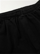 Gallery Dept. - Zuma Straight-Leg Logo-Print Cotton-Jersey Shorts - Black