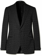 Mr P. - Houndstooth Jacquard Blazer - Black