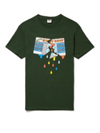 Better™ Gift Shop - Tim Comix Broken Gift Shop Printed Cotton-Jersey T-Shirt - Green