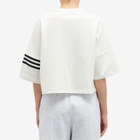 Adidas Women's Neucl T-Shirt in Cloud White Black