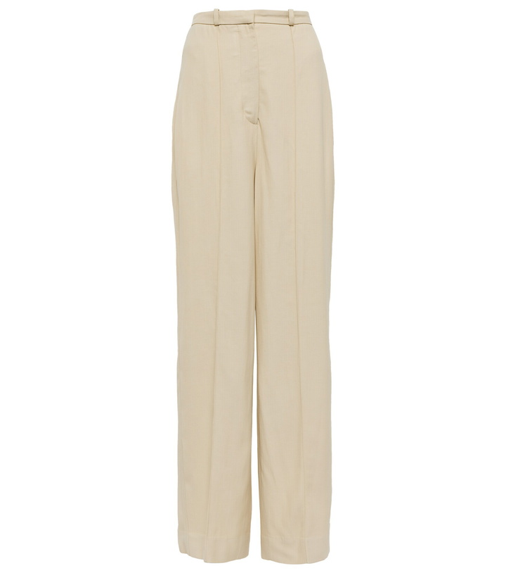 Photo: Toteme - Gabardine wide-leg pants