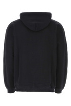 VTMNTS Black Cotton Blend Oversize Sweatshirt