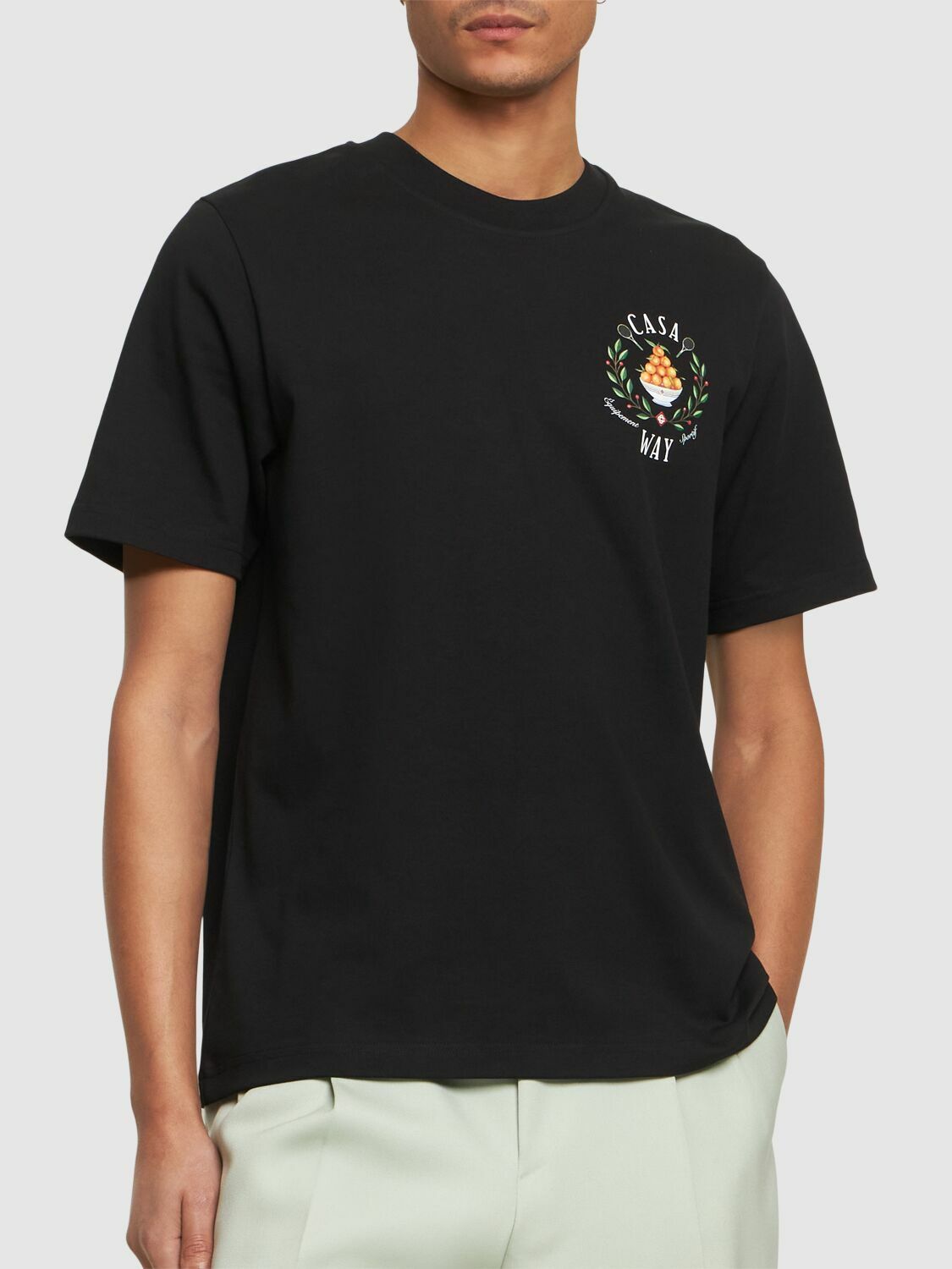 CASABLANCA - Lvr Exclusive Casa Way Cotton T-shirt Casablanca