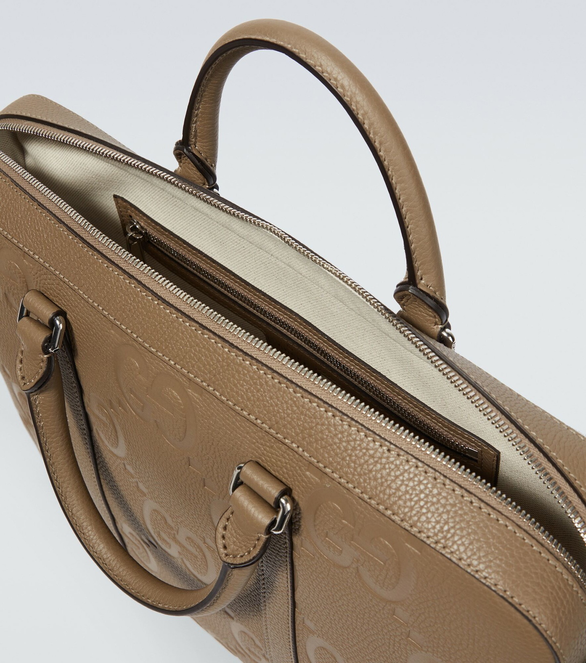 Gucci - Jumbo GG leather briefcase Gucci