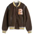 Dsquared2 Men's Bears Varsity Jacket in Dark Brown
