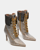 Steve Madden Morals-R Booties in Silver