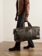 Mulberry - Heritage Clipper Large Leather-Trimmed Scotchgrain Holdall