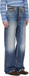 Martine Rose Blue Casual Jeans