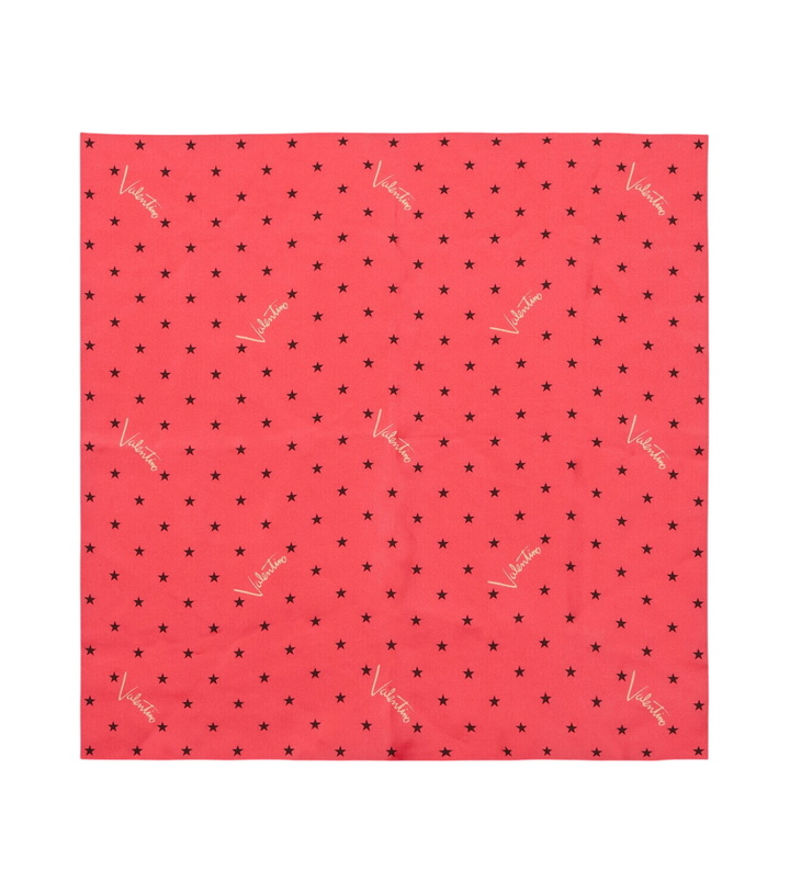 Photo: Valentino Printed silk twill scarf