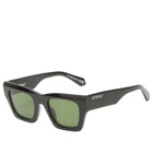 Off-White Sunglasses Davie Sungalsses in Black/Green 