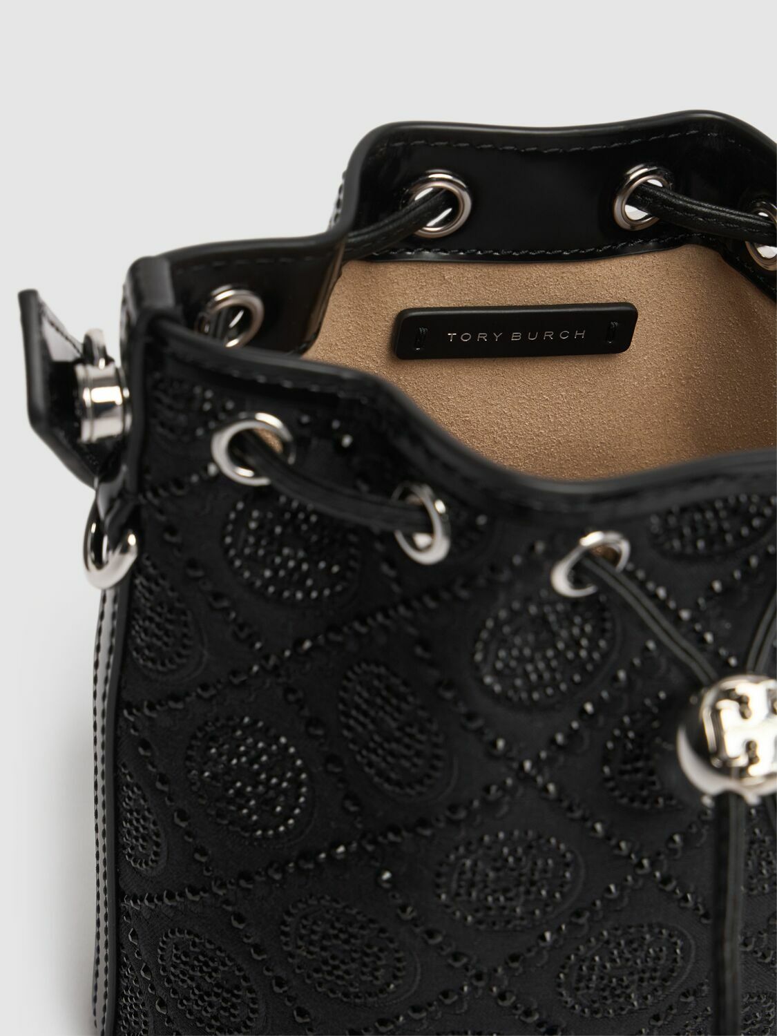 ショルダーバッグ・ポシェット Tory Burch T Monogram Hotfix Mini Bucket bag T Monogram Mini Bucket Bag: Women's Designer Crossbody Bags