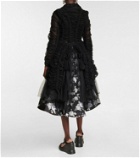 Noir Kei Ninomiya - Ruched tulle blazer dress