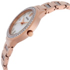 Bulova Quartz Crystal Ladies Watch Box Set with Crystal Accent Heart Pendant