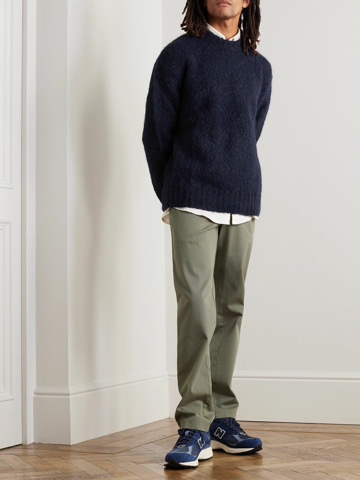 Norse Projects Rasmus V-Neck Sweater Brown Size S main image 1