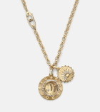 FoundRae Infinite Gratitude & New Beginnings 18kt gold necklace with diamonds