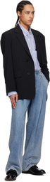 WOOYOUNGMI Black Two Button Single Blazer