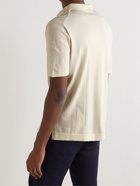 Altea - Camp-Collar Cotton Shirt - Neutrals