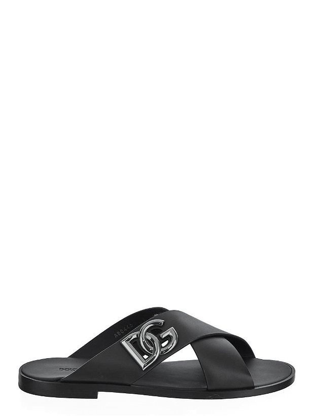 Photo: Dolce & Gabbana Leather Sandals