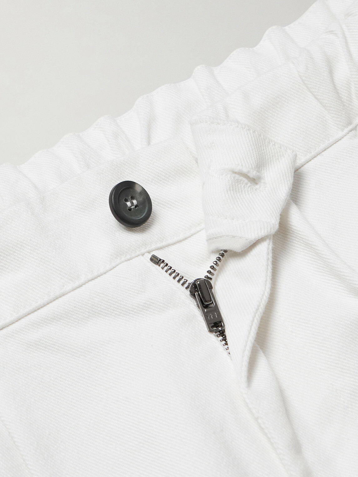 SEASE - Straight-Leg Cotton-Twill Shorts - White