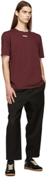 Maison Margiela Burgundy Jersey T-Shirt