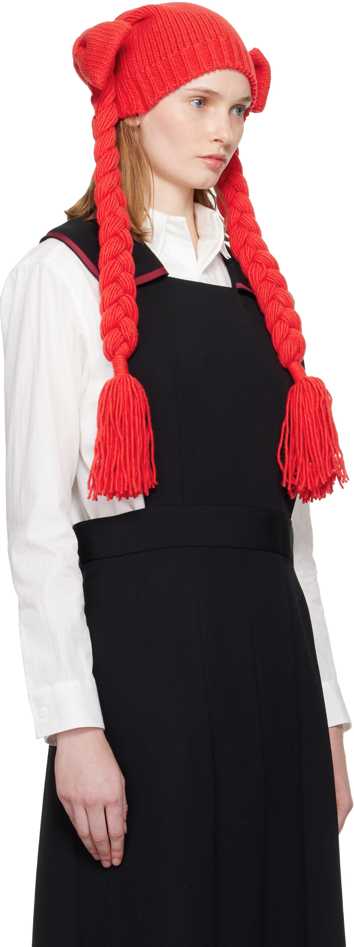 Comme des Garçons Girl Red Bow Beanie