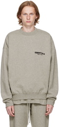 Fear of God ESSENTIALS Gray Crewneck Sweatshirt