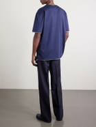 Eleventy - Giza Cotton-Jersey T-Shirt - Blue