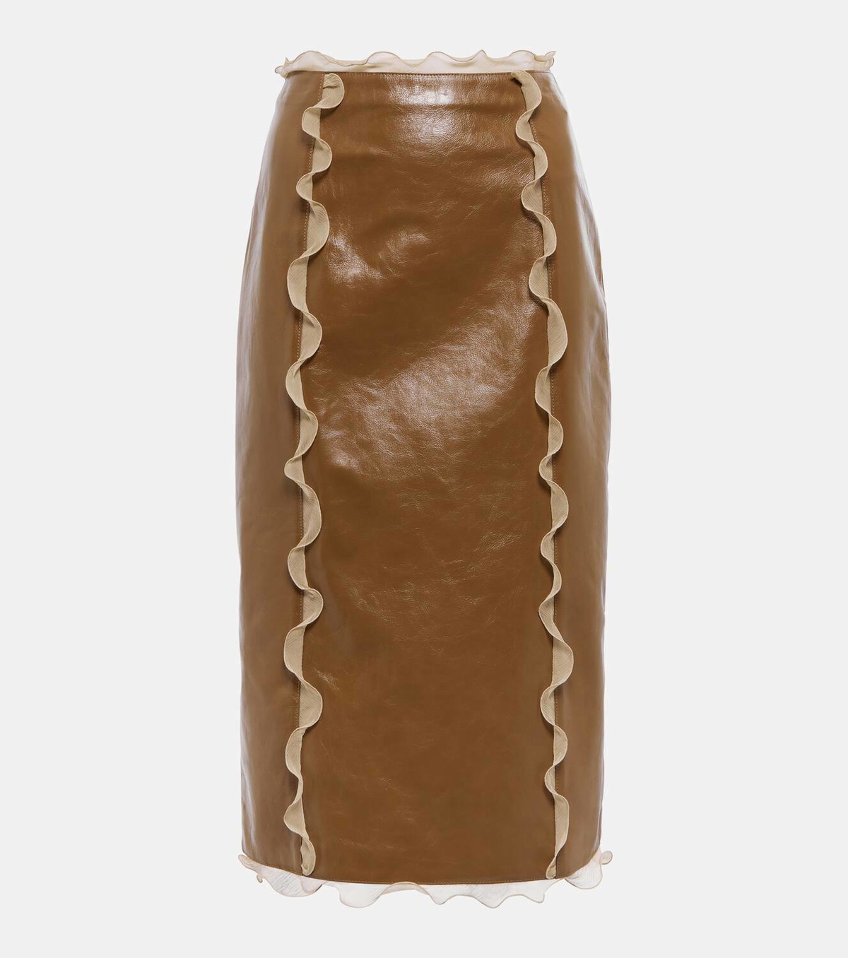 【送料&関税込】Fendi Viscose Ff Midi Skirt Fendi FF midi skirt Fendi