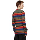 Y/Project Multicolor Retro Rainbow Maxi Sleeve Sweater