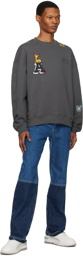 Axel Arigato Gray Juniper College 'A' Sweatshirt