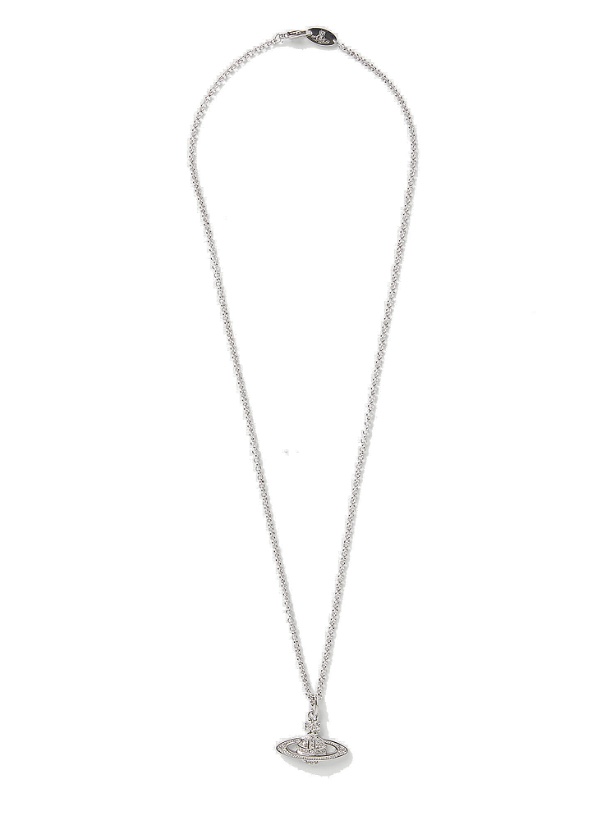 Photo: Mini Bas Relief Pendant Necklace in Silver