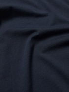 MP Massimo Piombo - Cotton-Jersey Polo Shirt - Blue